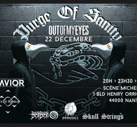 Image PURGE OF SANITY (RELEASE PARTY) + OUT OF MY EYES + SAVIOR + BLOODY RABBEAT Métal