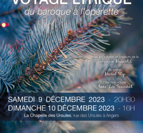 Concert de Noel-"Voyage lyrique- du baroque à l'Opérette"