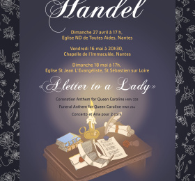 Handel "A letter to a lady" par l'ensemble instrumental et vocal E-miol