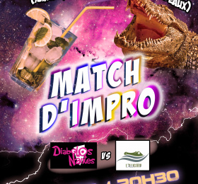 Image Match d'impro Diabolos Nantes vs l'alligator (Bordeaux) Théâtre