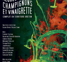 Algues vertes champignons et vinaigrette