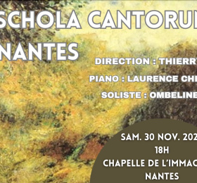 Image Concert de fin d'Année Schola Cantorum de Nantes Classique/Lyrique