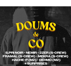 DOUMS & CO [NEMIR - S.PRI NOIR - 2ZER, MEKRA & FRAMAL (S-CREW) - HACHE-P & DEHMO (MZ) + SURPRISES...] + NIRO + H JEUNE CRACK